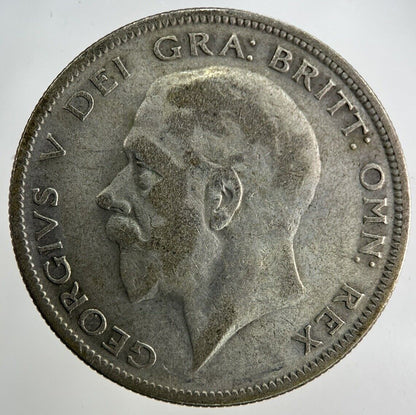 1929 George V Half - Crown Silver Coin | Fine Collectable Grade