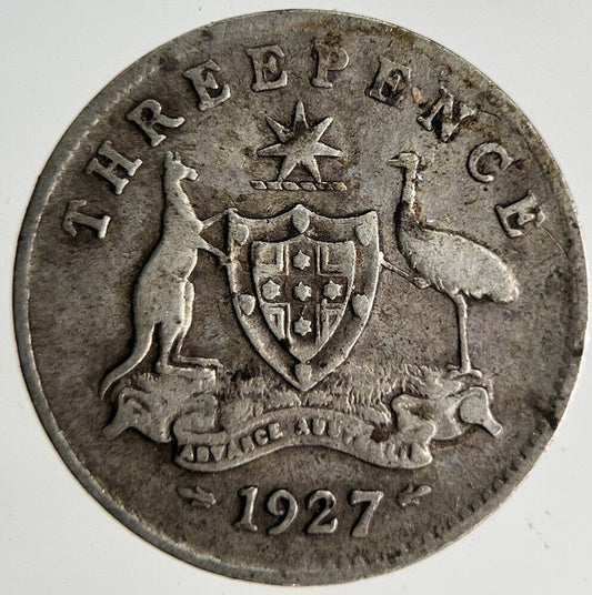 1927 Australia Threepence Silver Coin | Collectable Grade