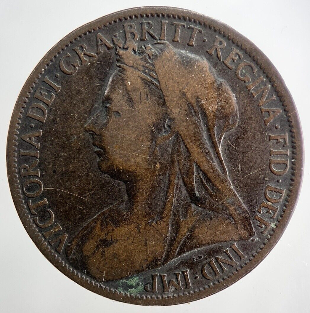 1899 Victoria One Penny Coin | Collectable Grade | a7226