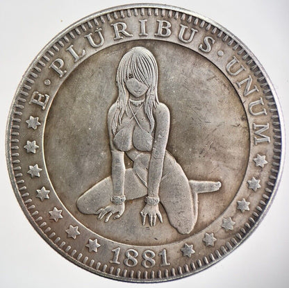 American Morgan Dollar Style Naked Nude Woman Coin | Collectable Grade | a4371