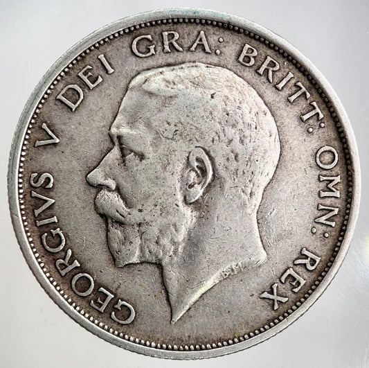 1914 George V Half-Crown Silver Coin | Very High Grade