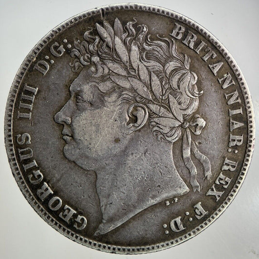 1820 George IV Half - Crown Silver Coin | Very High Grade