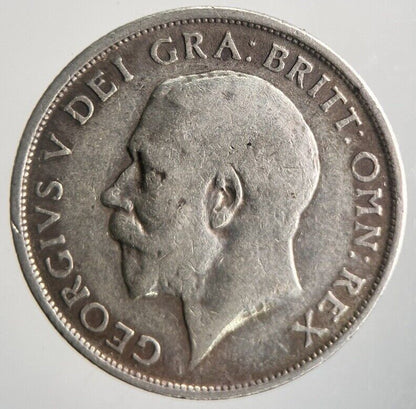1916 George V Shilling Silver Coin | Collectable Grade | a4402