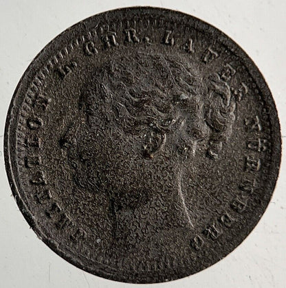 British Victoria Sixpence Small Toy Money Coin | Fine Collectable Grade
