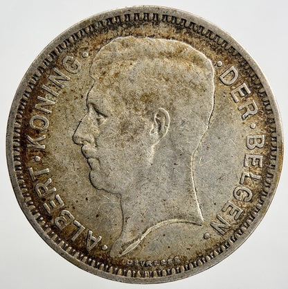 1934 Belgium 20 Francs Silver Coin | Fine Collectable Grade | a1509