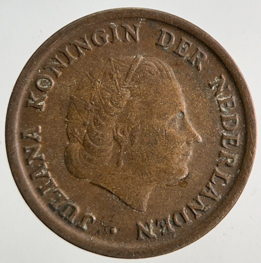 1952 Netherlands 1 Cent Coin | Fine Collectable Grade
