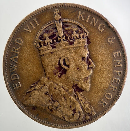 1909 Jersey 1/12th One Twelfth Shilling Coin | Fine Collectable Grade