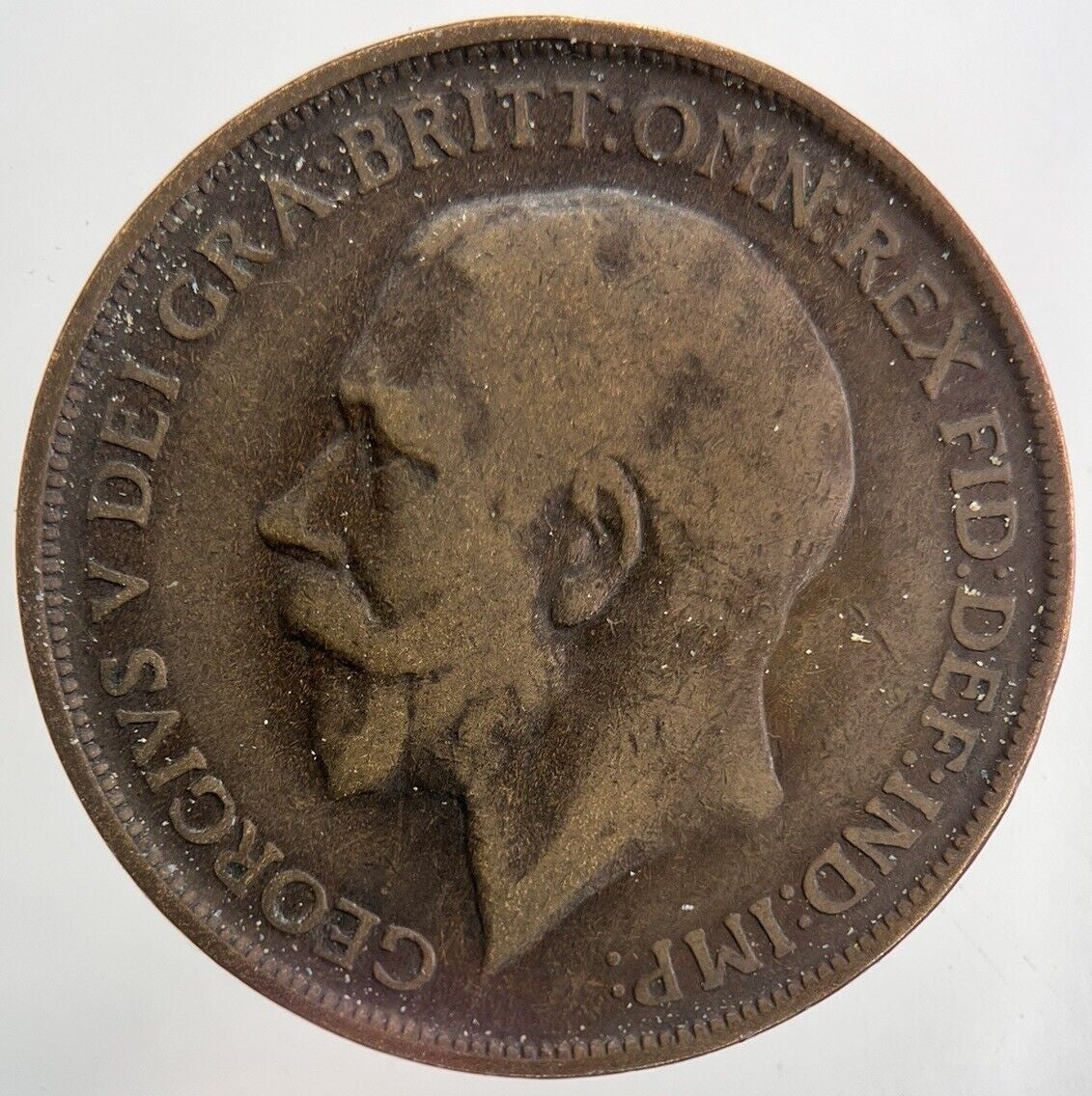1912 - H George V One Penny Coin | Collectable Grade