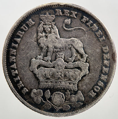 1826 George IV Shilling | British Silver Coin | Collectable Grade | a1103