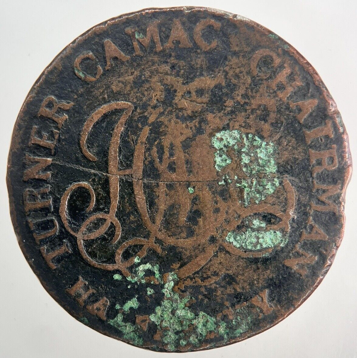 1792 Irish Dublin Half - Penny Token Coin | Collectable Grade | a9987