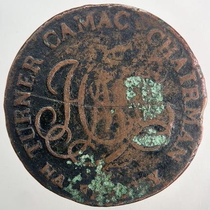1792 Irish Dublin Half - Penny Token Coin | Collectable Grade | a9987