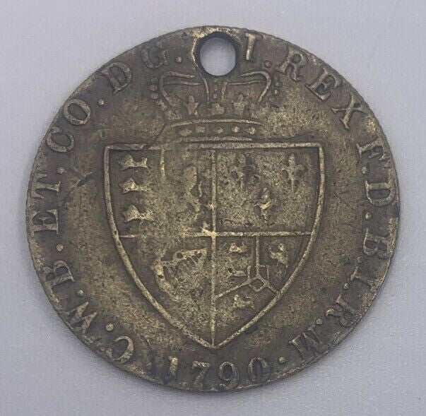 1790 George III British Gaming Token Coin | Collectable Grade | a44