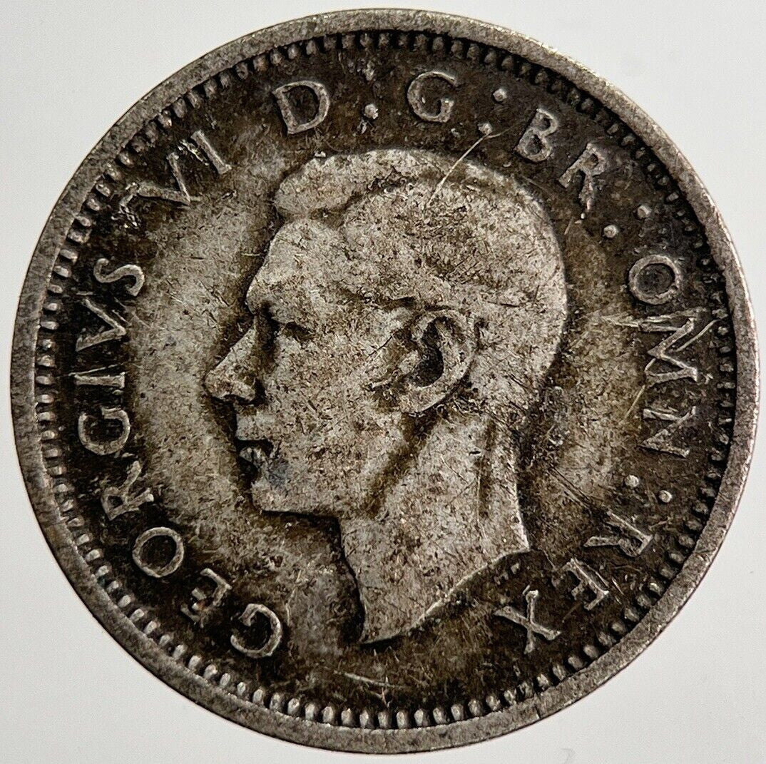 1938 George VI Threepence Silver Coin | Fine Collectable Grade | a8947