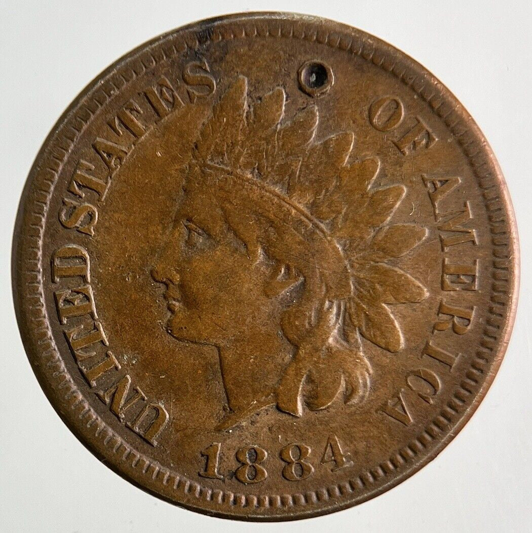 1884 US USA One Cent Coin | Collectable Grade | a5680