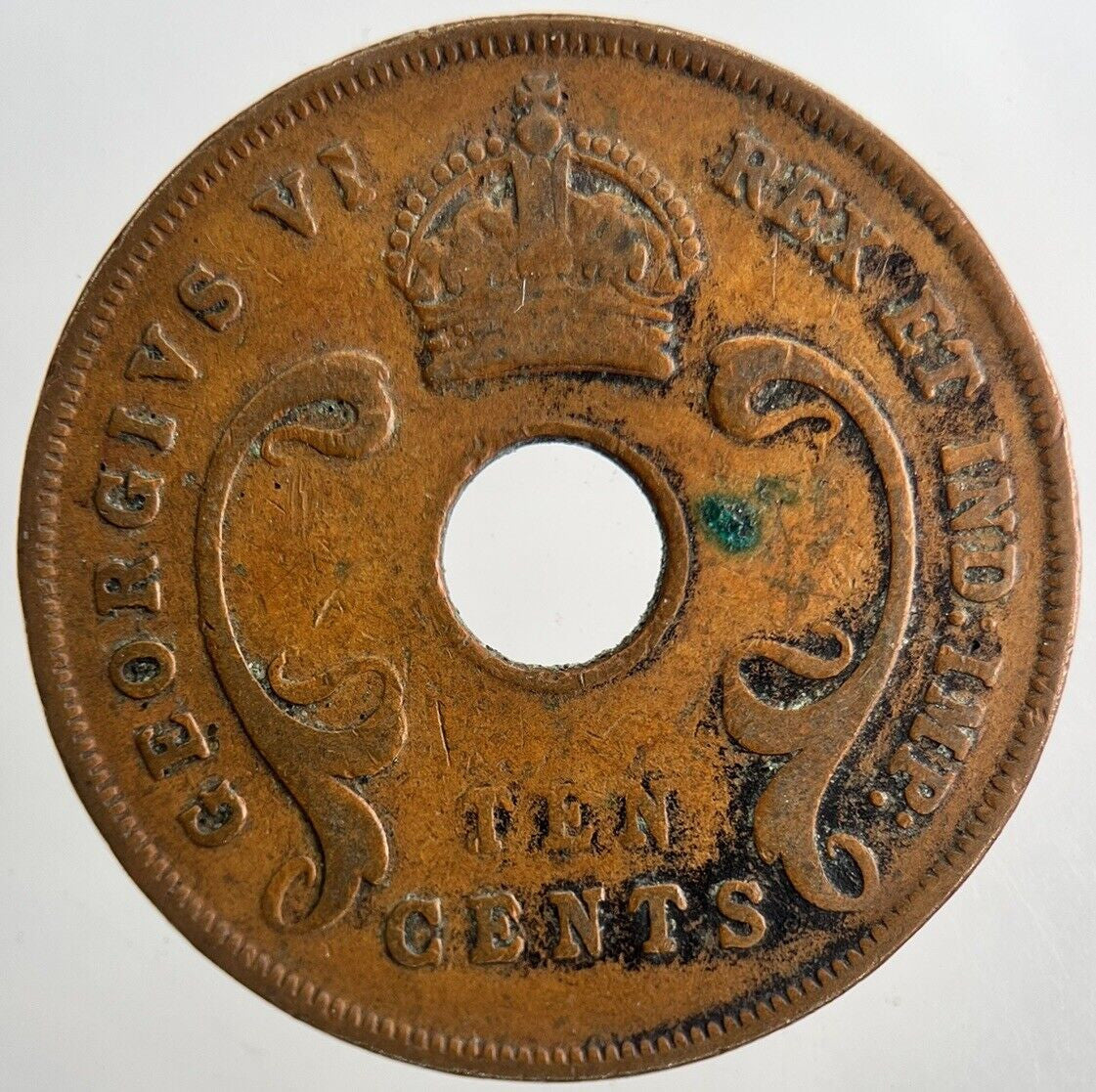 1942 East Africa 10 Cents Coin | Collectable Grade | a6576