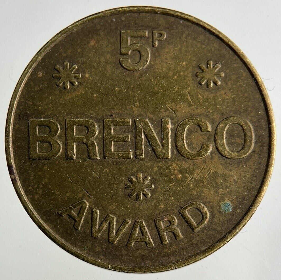 British 5p Brenco Award Exchange For Goods Token Coin | Collectable Grade