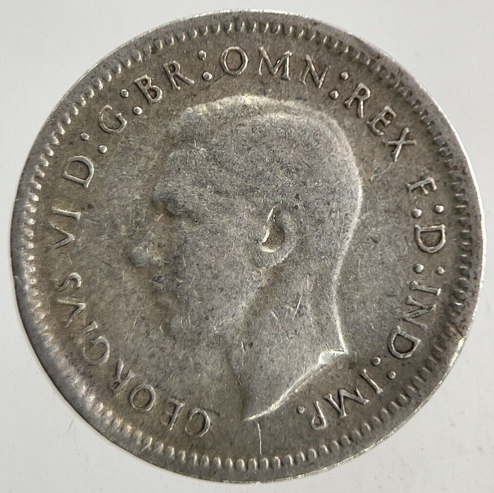 1943 Australia Threepence Silver Coin | Fine Collectable Grade