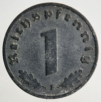 1940 Germany Nazi 1 Pfennig Coin | Fine Collectable Grade