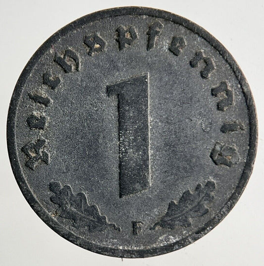 1940 Germany Nazi 1 Pfennig Coin | Fine Collectable Grade