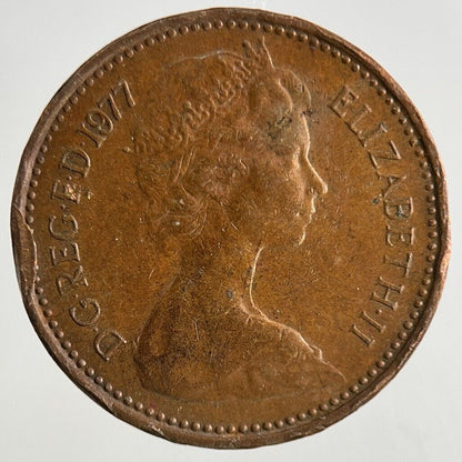 1977 Elizabeth II 2nd New 1/2 Half - Penny Coin | Fine Collectable Grade
