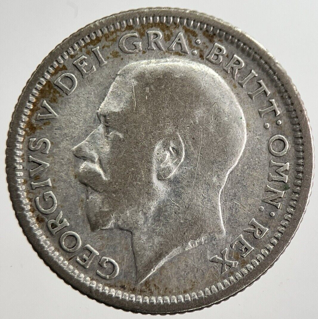 1925 George V Sixpence Silver Coin | Fine Collectable Grade | a8556
