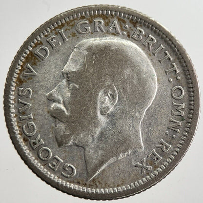 1925 George V Sixpence Silver Coin | Fine Collectable Grade | a8556