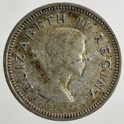 1955 South Africa Threepence Silver Coin | Very High Grade