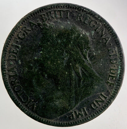 1896 Victoria Half - Penny Coin | Collectable Grade