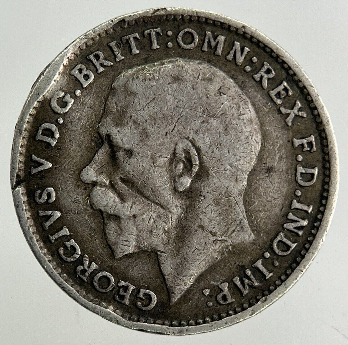1917 George V Threepence Silver Coin | Collectable Grade