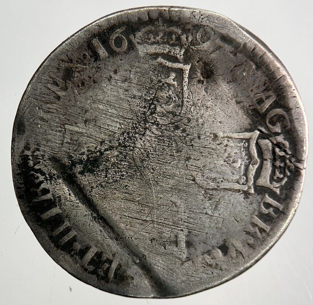 1697 William III 3rd Sixpence Silver Coin | Collectable Grade