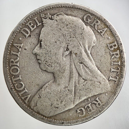 1895 Victoria Half - Crown Silver Coin | Collectable Grade