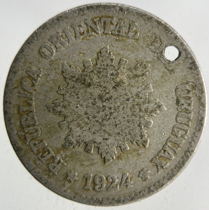 1924 Uruguay 2 Centesimos Coin | Collectable Grade