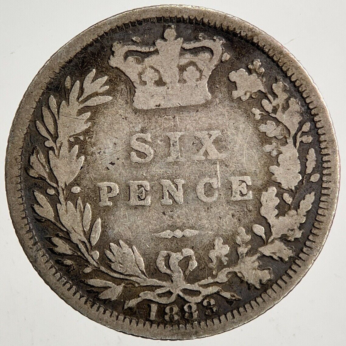 1883 Victoria Sixpence Silver Coin | Collectable Grade | a5436