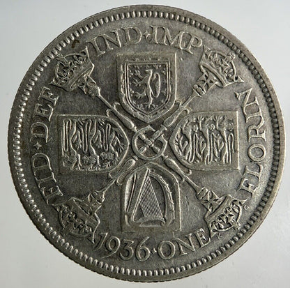 1936 George V Florin Silver Coin | Fine Collectable Grade