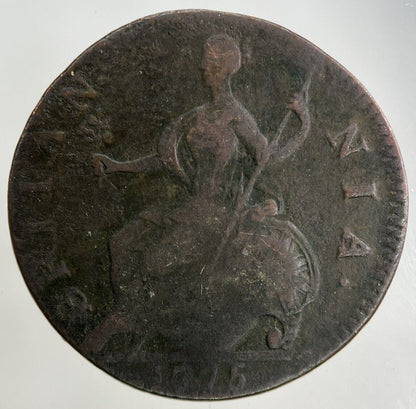 1775 George III 3rd Half - Penny Coin | Fine Collectable Grade