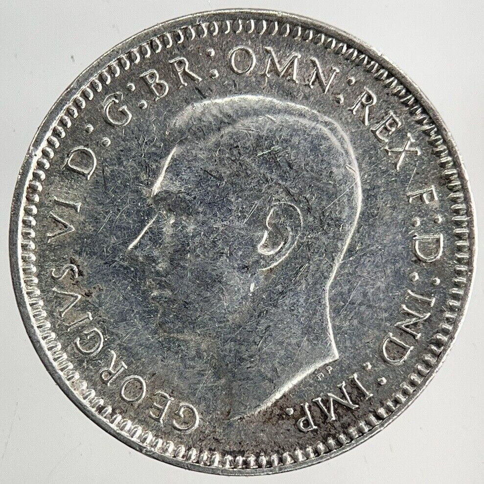 1938 Australia Threepence Silver Coin | Fine Collectable Grade