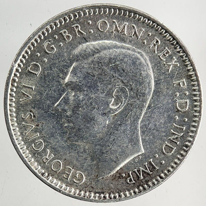 1938 Australia Threepence Silver Coin | Fine Collectable Grade