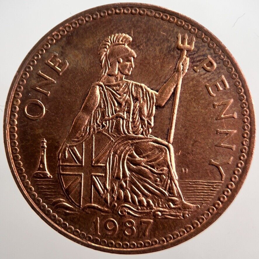 1987 Iron bridge Penny Token Coin | Collectable Grade | a3982