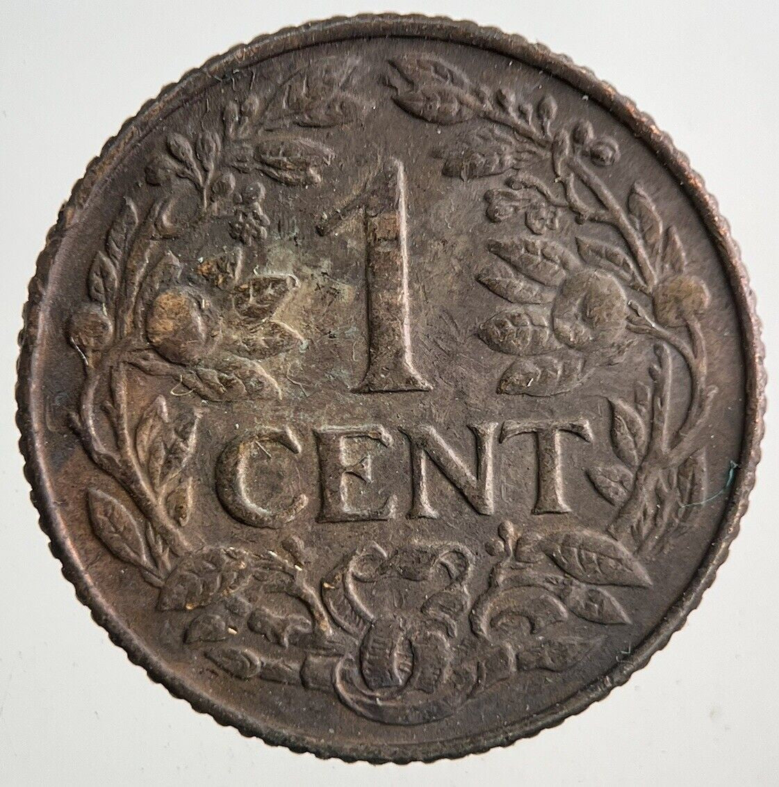 1944 Netherlands 1 Cent Centime Coin | Very High Grade