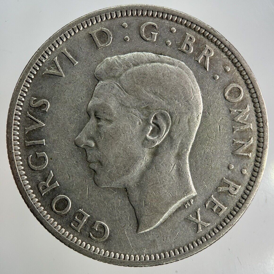 1938 George VI Half - Crown Silver Coin | Fine Collectable Grade