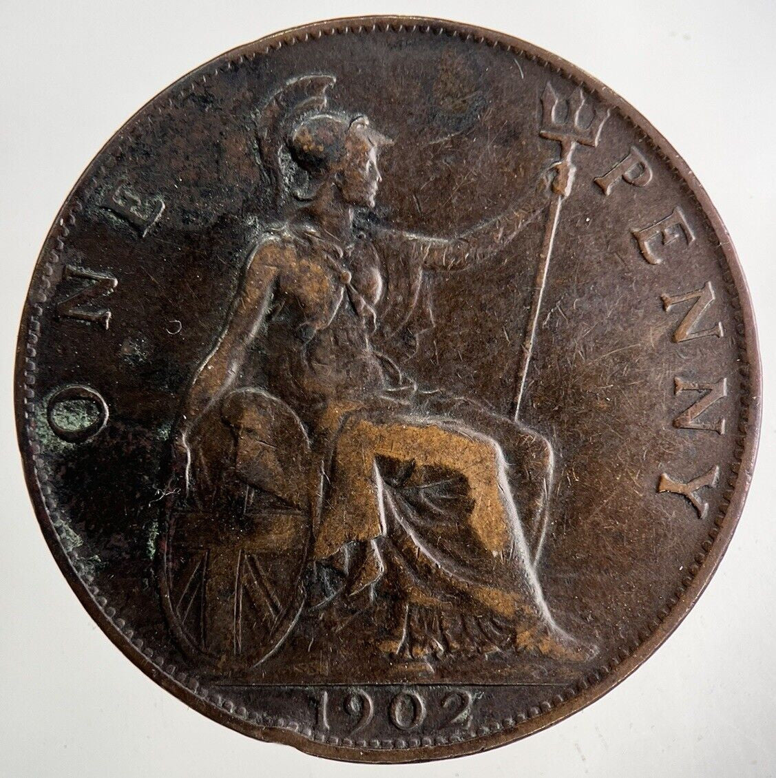 1902 Edward VII One Penny Coin | Fine Collectable Grade