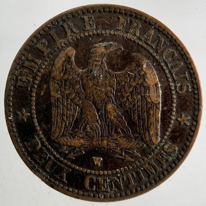 1856 France 2 Centimes Coin | Fine Collectable Grade
