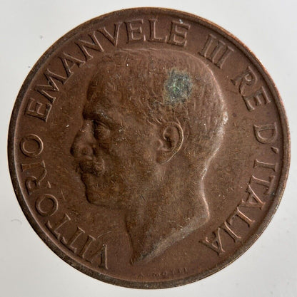 1923 Italy 10 Centesimi Coin | Fine Collectable Grade