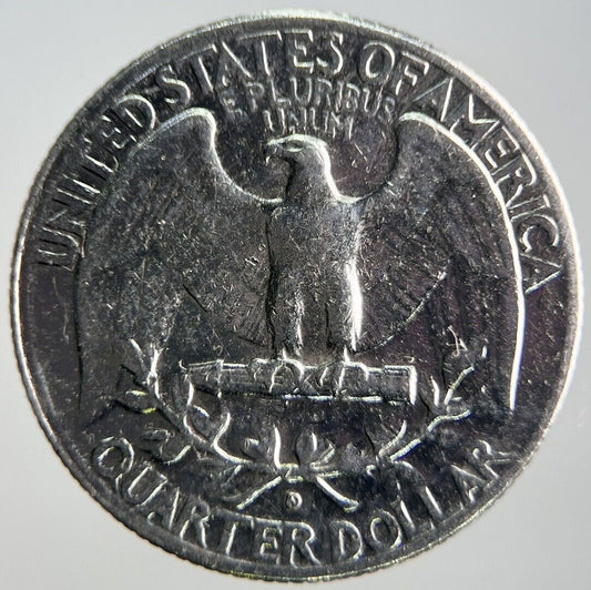 1962 - D US American Quarter Silver Coin | Fine Collectable Grade | a4094