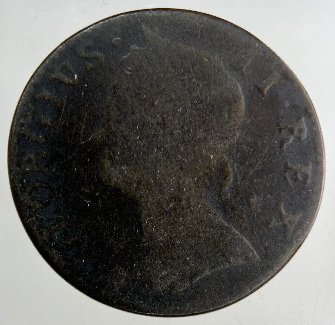 1750 George II 2nd Half-Penny Coin | Collectable Grade