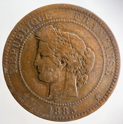 1885 France 10 Centimes Coin | Collectable Grade
