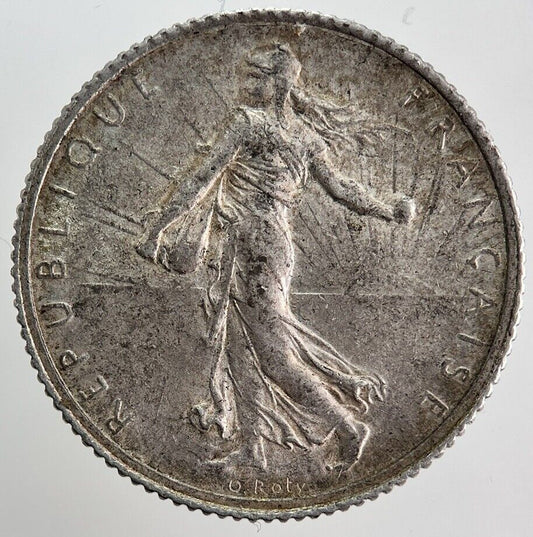 1918 France 1 Franc Silver Coin | Fine Collectable Grade