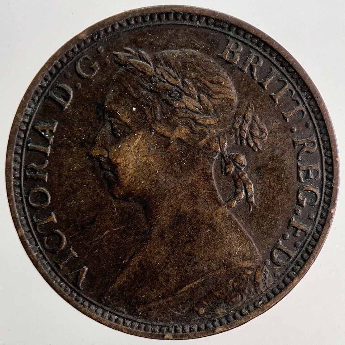 1893 Victoria Farthing Coin | Very High Grade | a5697