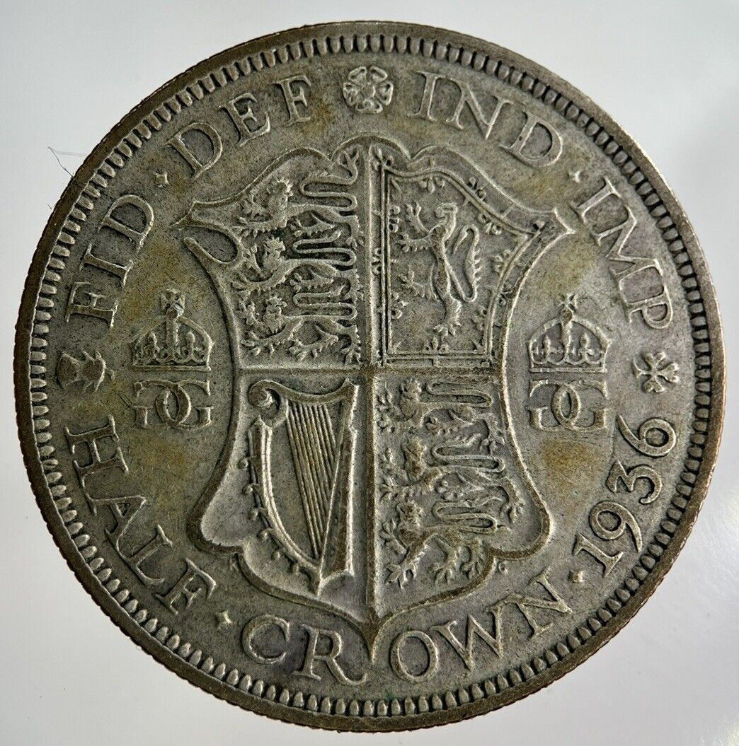 1936 George V Half - Crown Silver Coin | Fine Collectable Grade