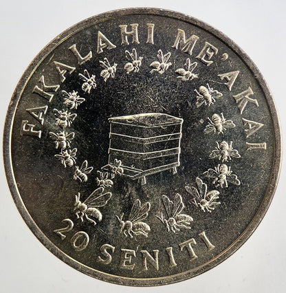 1975 Tonga FAO 20 Seniti Coin | Very High Grade | a6583